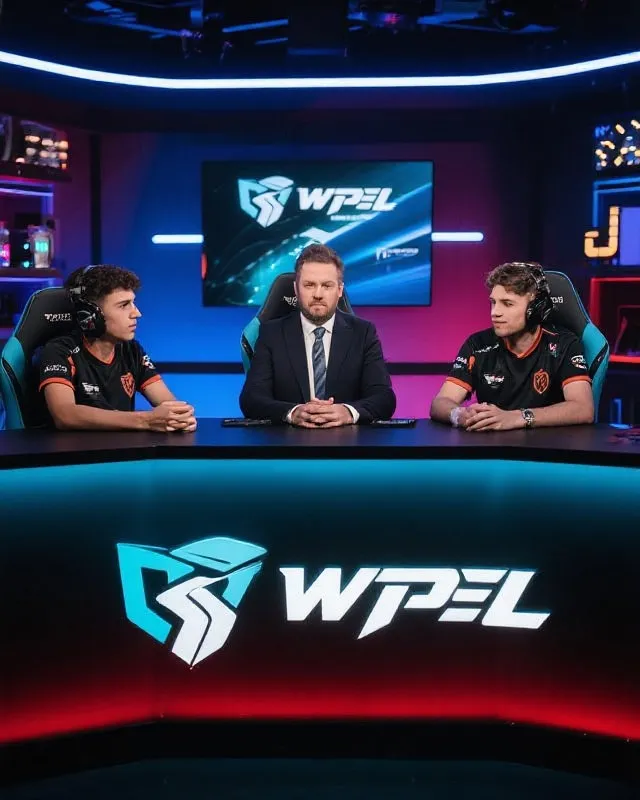 电竞解说与职业选手赛前准备示意图